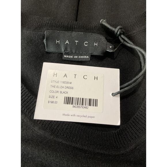 Hatch 'The Eliza' Black Viscose  Dress Size 4 - NWT - Picture 6 of 6